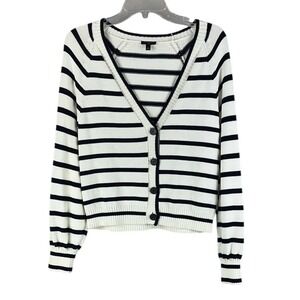 Talbots Cardigan Sz MP Preppy Old Money Academia Classic Nautical
